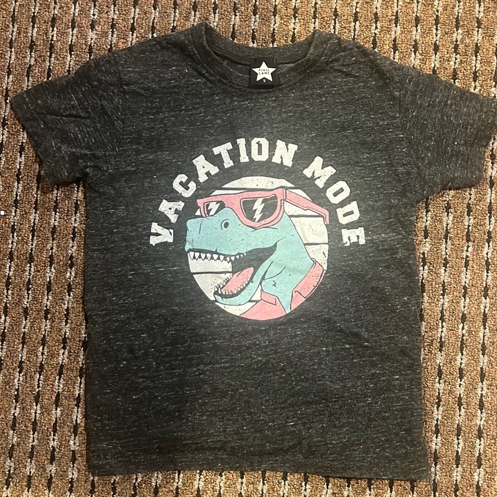 Pixielane dinosaur tee size 5